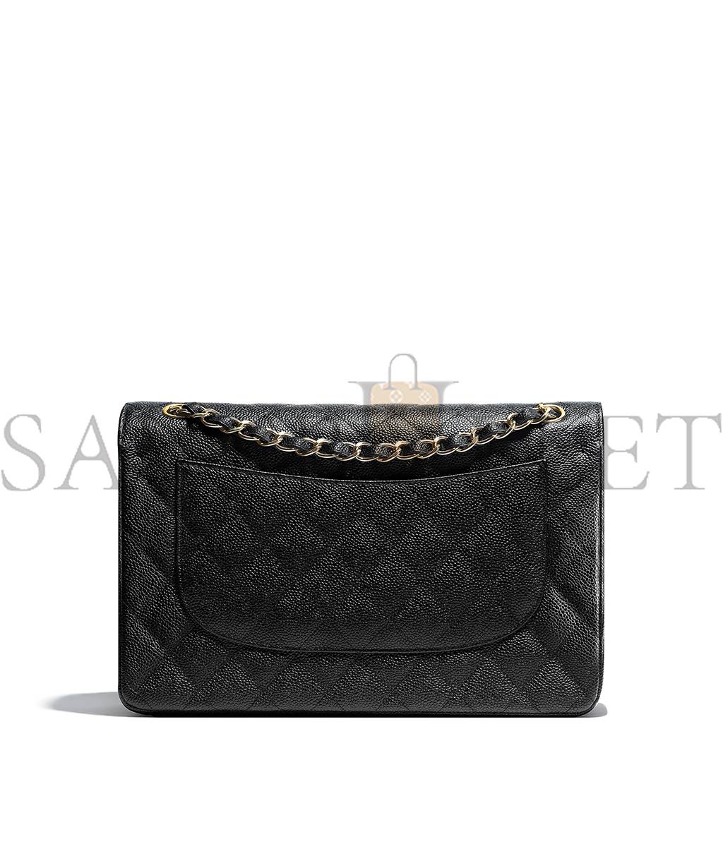 Ch*el large classic hangbag gold hardware a58600 y01864 c3906 (19.5*10*30cm)